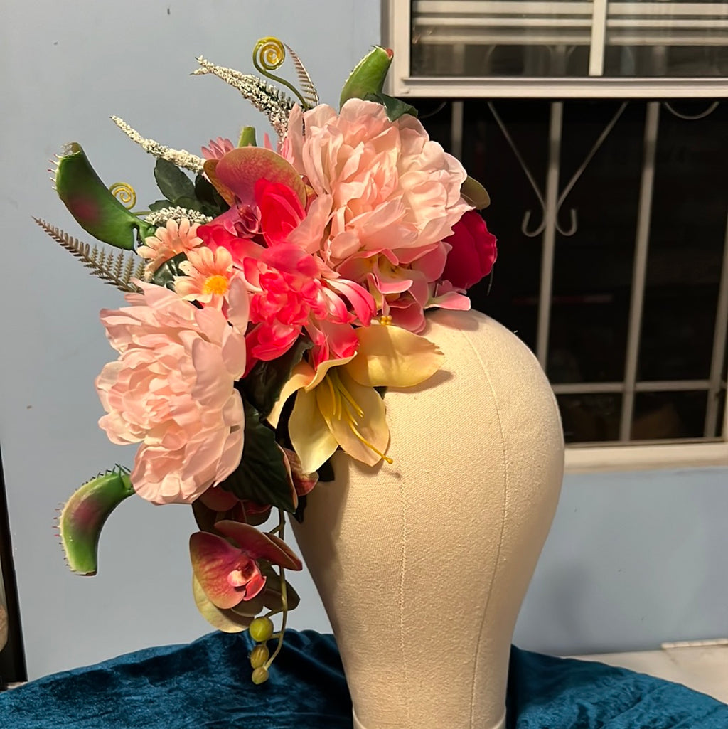 Pink Tropical flower crown