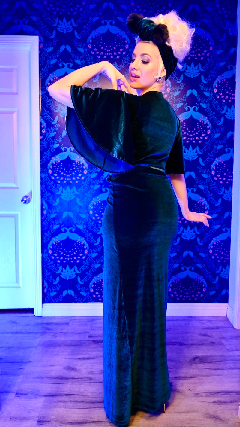 Peacock Blue - Harlow Wrap Dress